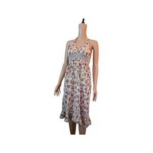 Ver moda Midi Dress Rubber waist  High waist womens size L Used